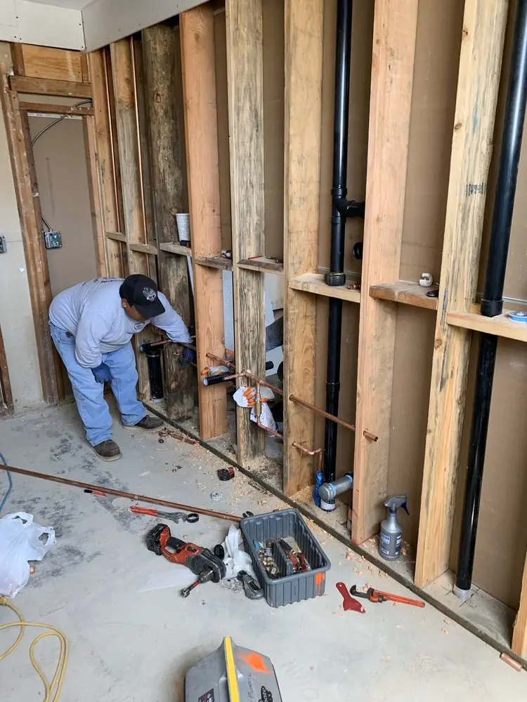 Commercial rough-in plumbing for Gas Line Repair in Spring Creek Manor